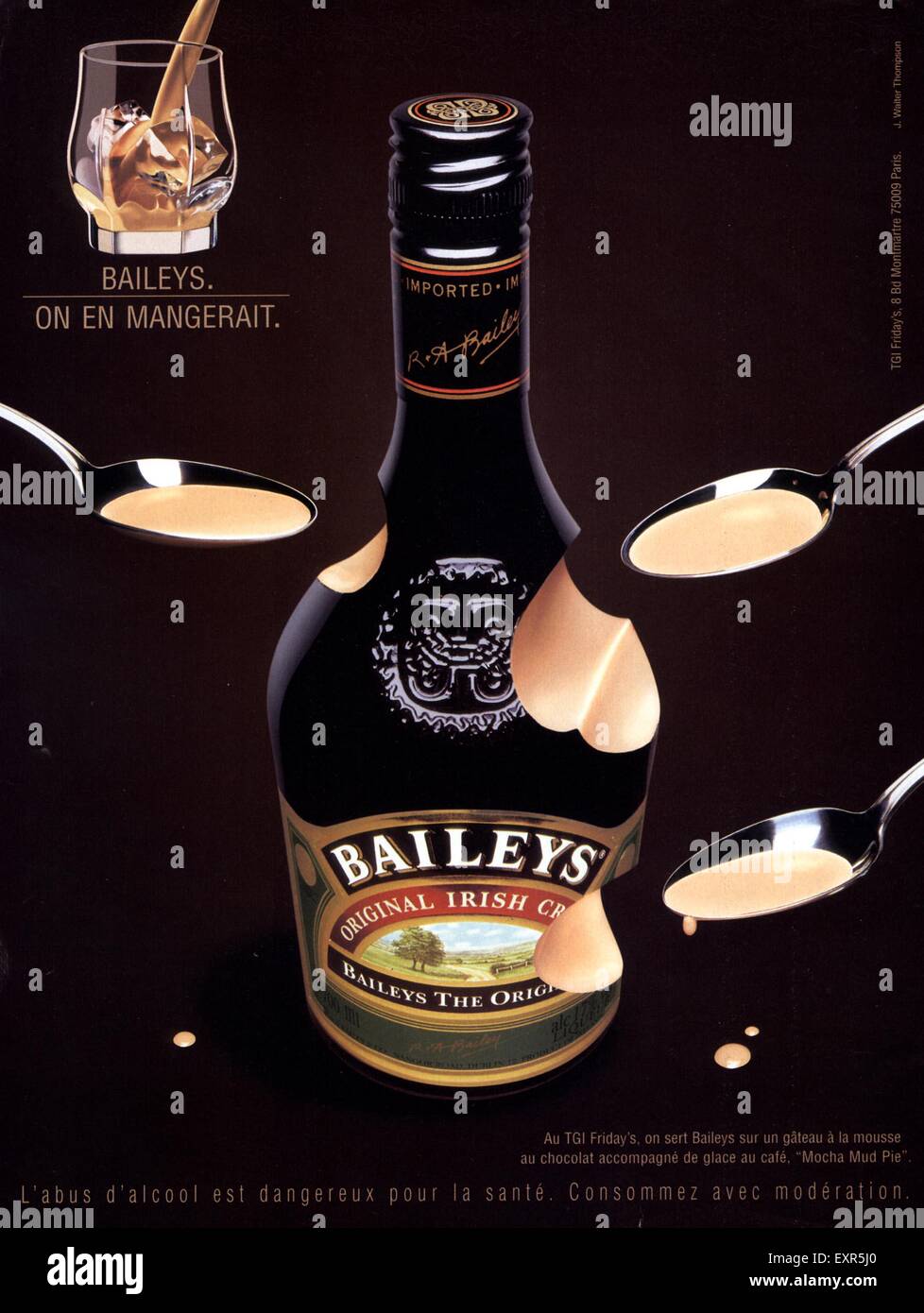 00s Uk Baileys Magazine Advert Stock Photo Alamy