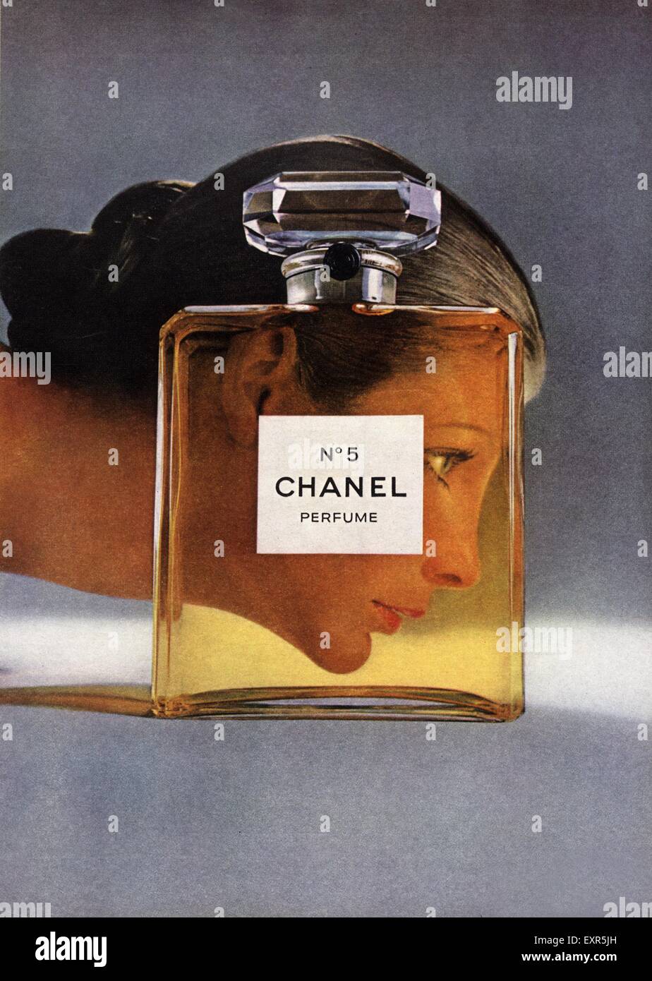 1960s UK Chanel Magazine Advert Stock Photo - Alamy