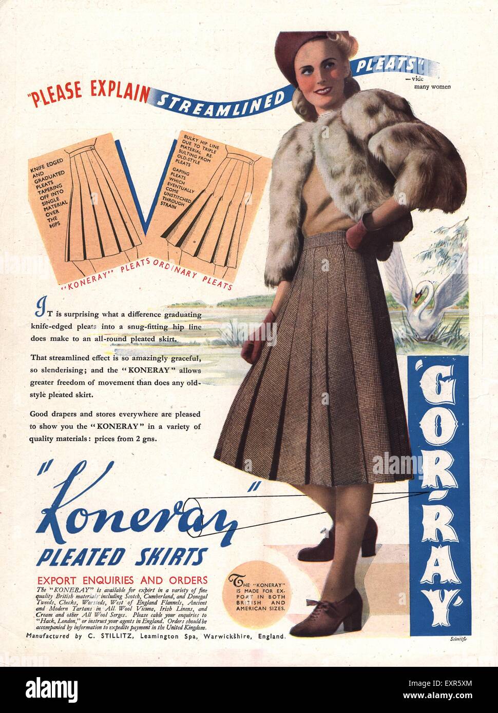 Pleated skirt 2024 1940s