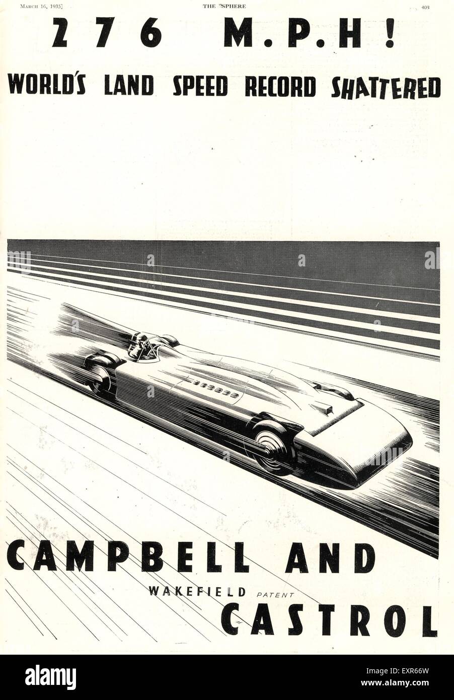 Castrol advert hi-res stock photography and images - Alamy