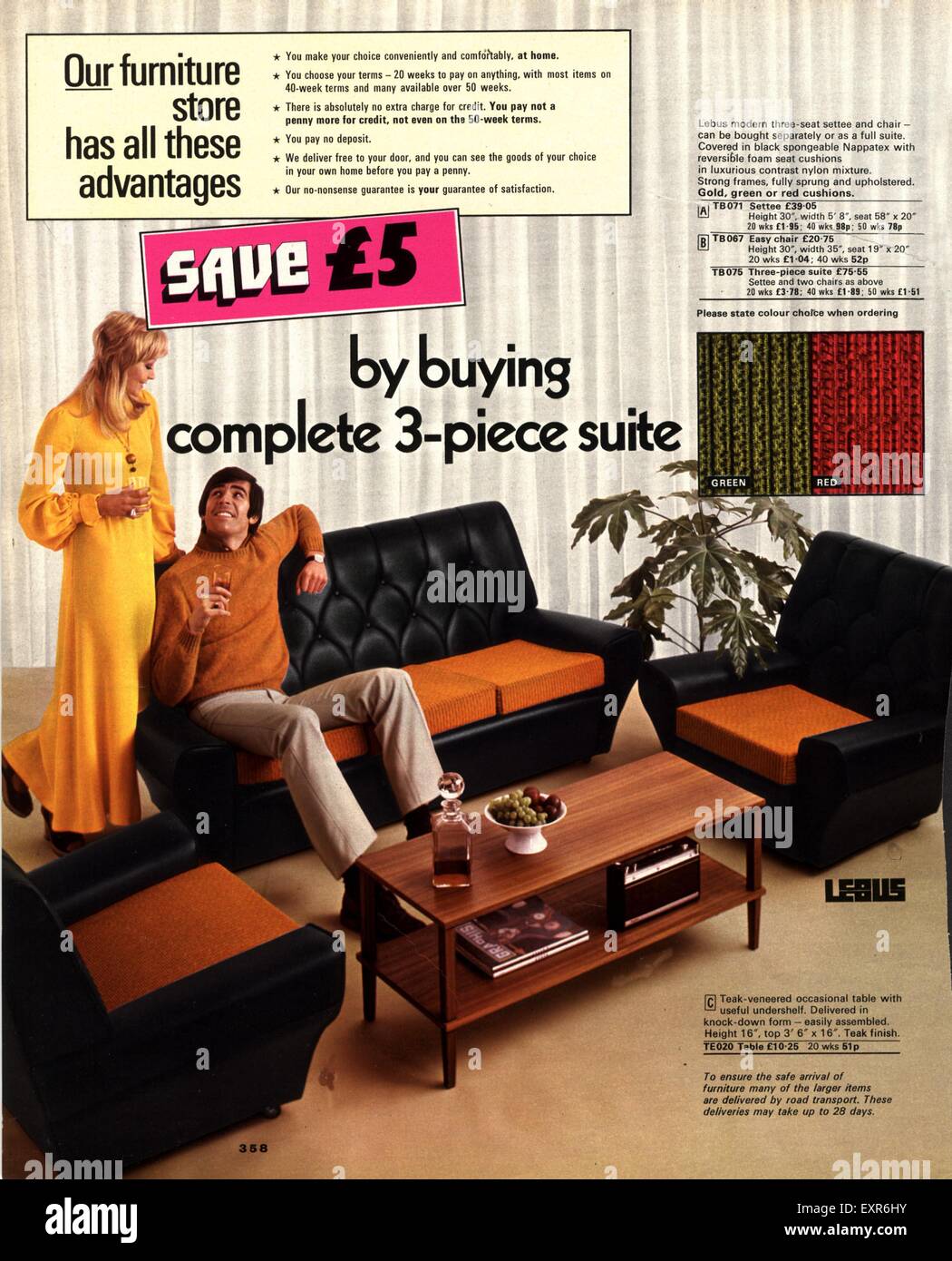 80s UK Furniture Magazine Advert Stock Po: 80 - Alamy