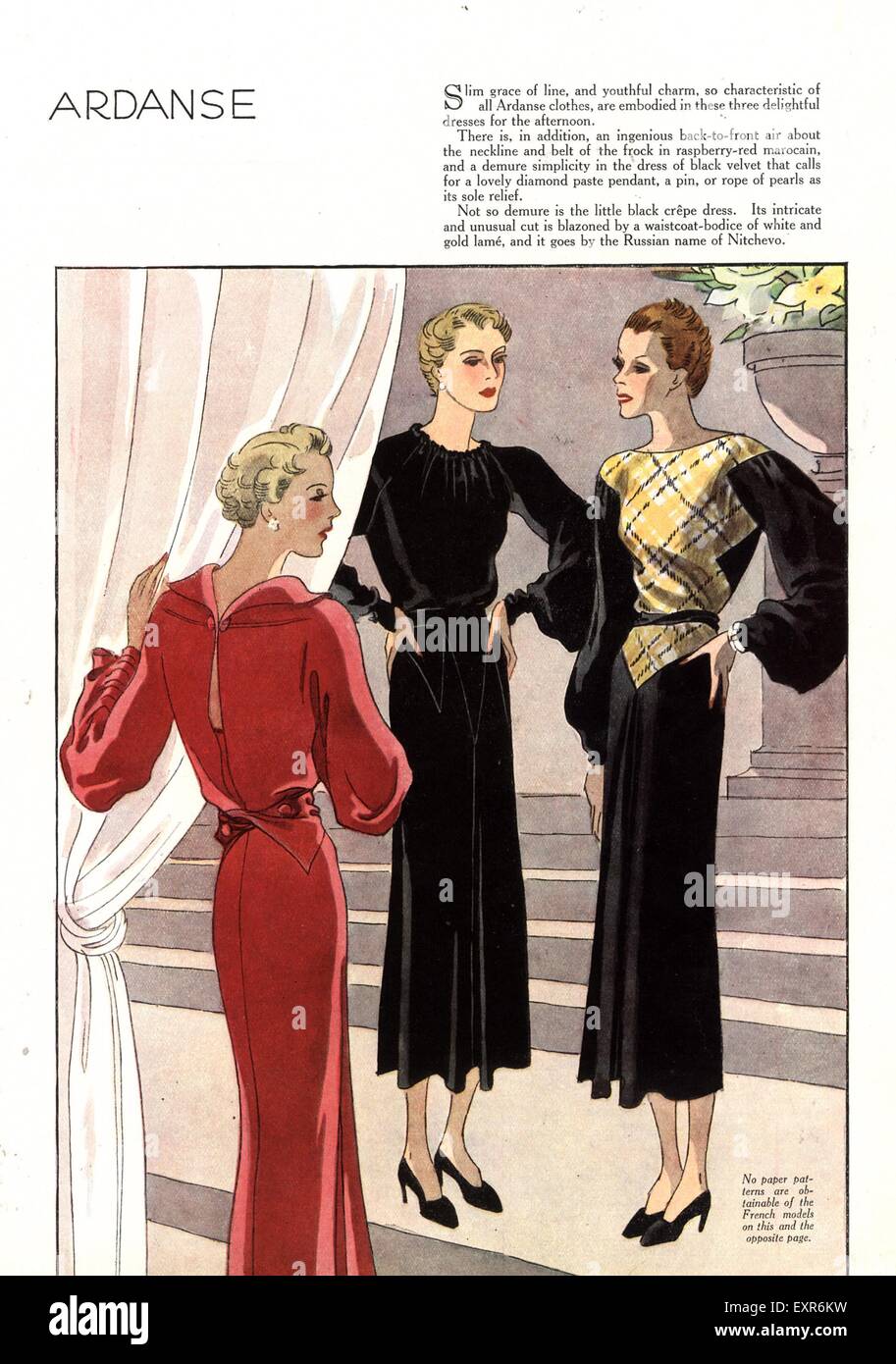 1930s uk fashion 1930s magazine hi-res stock photography and images - Alamy