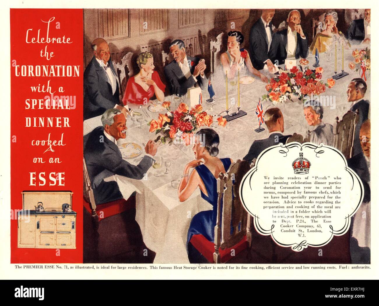 1930s UK Esse Magazine Advert Stock Photo