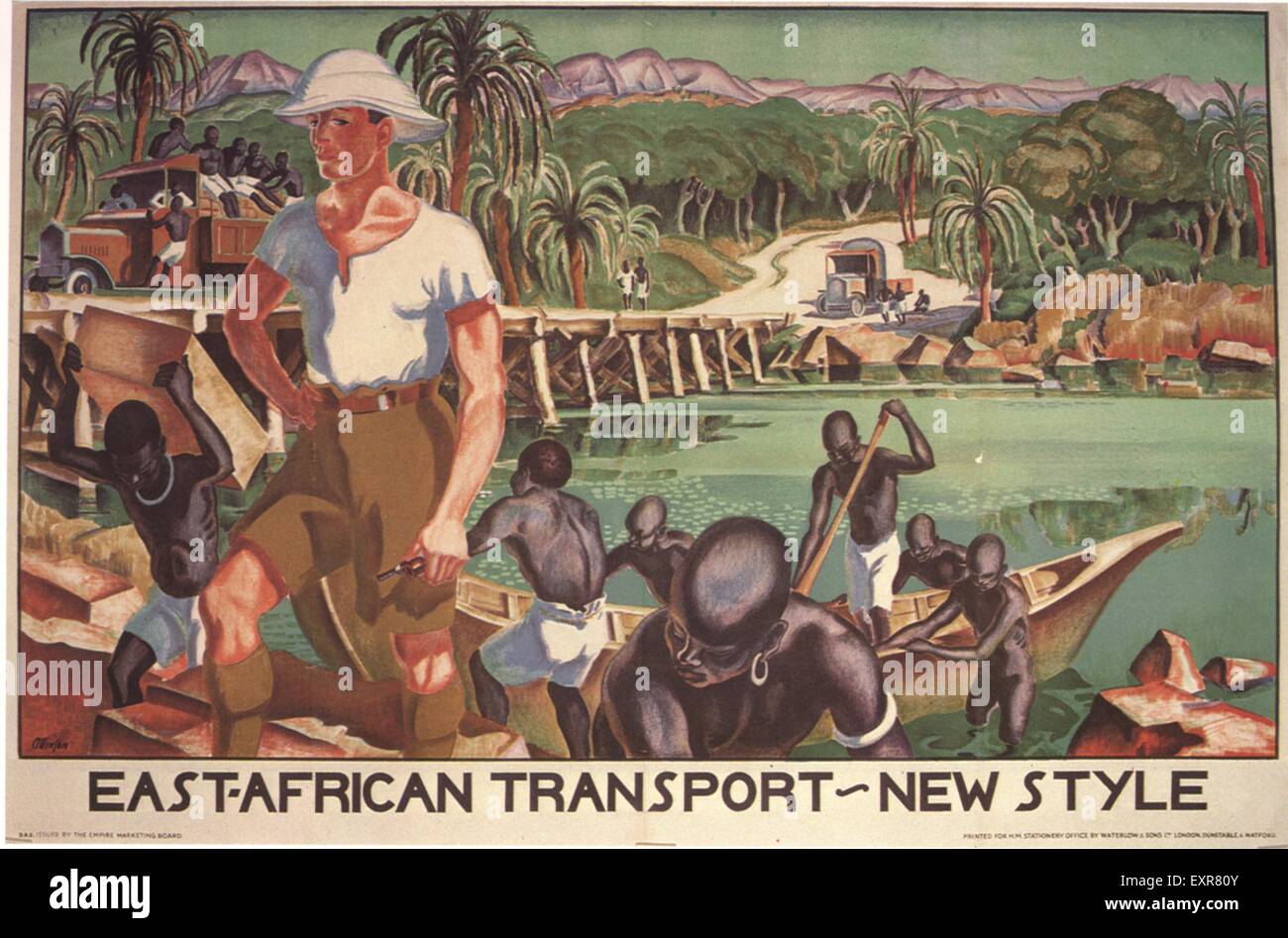 1920s UK Empire Marketing Board Trade Poster Stock Photo - Alamy