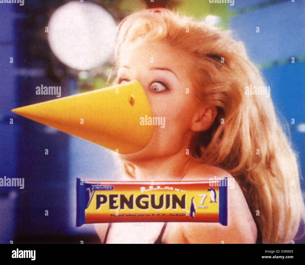 1990s UK Penguin Magazine Advert Stock Photo