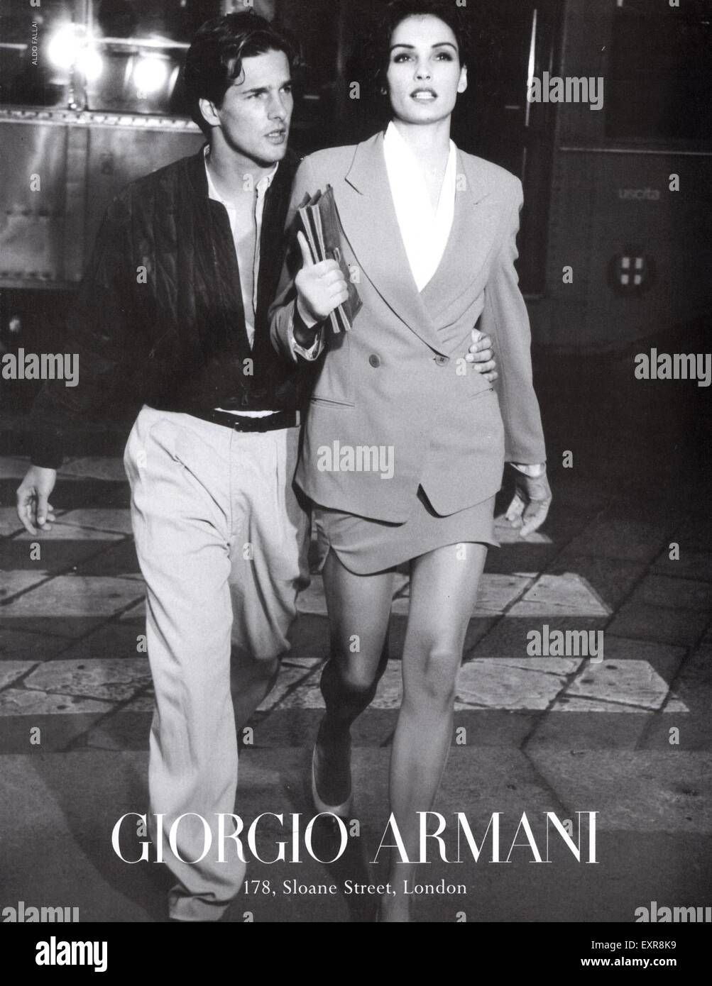 1990s UK Giorgio Armani Magazine Advert 