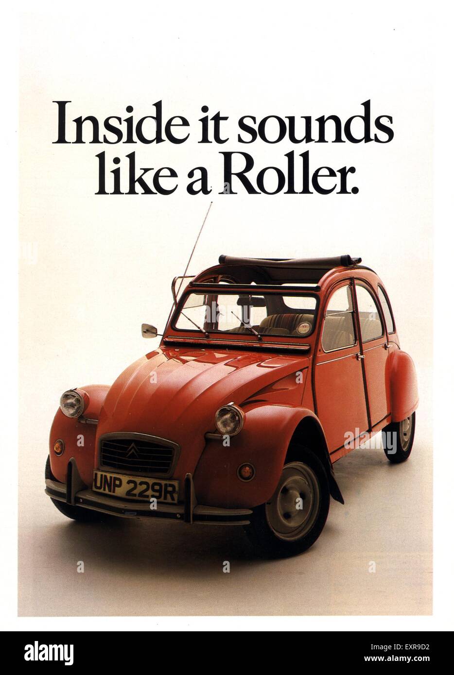 1980s UK Citroen Magazine Advert Stock Photo