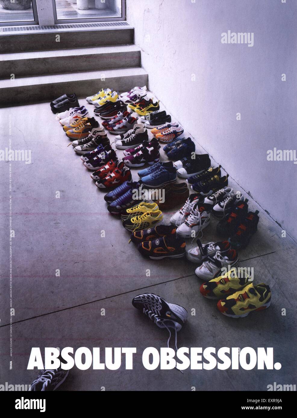 2000s USA Absolut Magazine Advert Stock Photo