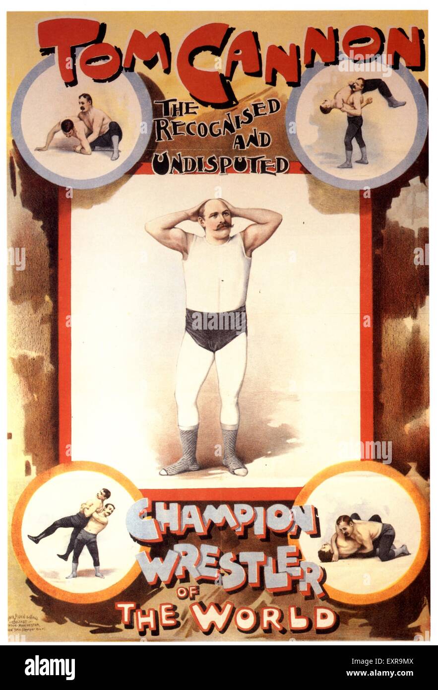 1900s USA Tom Cannon Poster Stock Photo