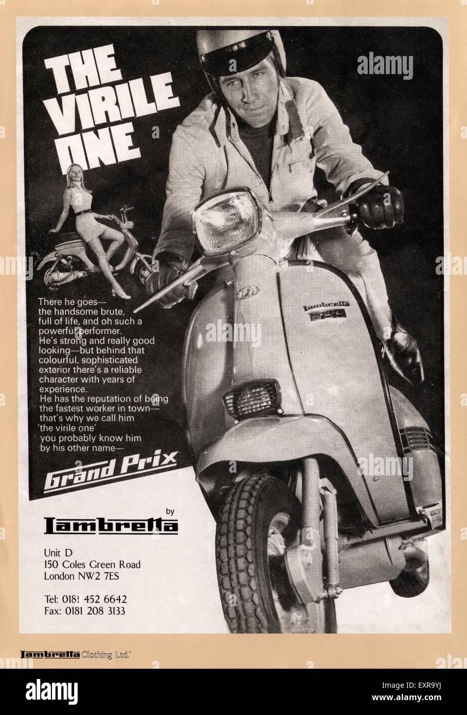 Lambretta Uk Clothing  - Great Savings & Free Delivery / Collection On Many Items.