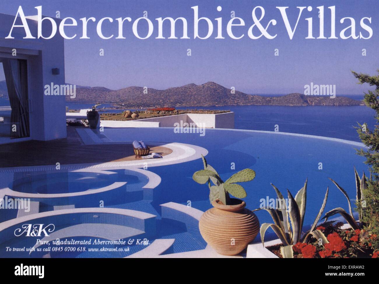 2000s UK Abercrombie And Kent Magazine Advert Stock Photo Alamy