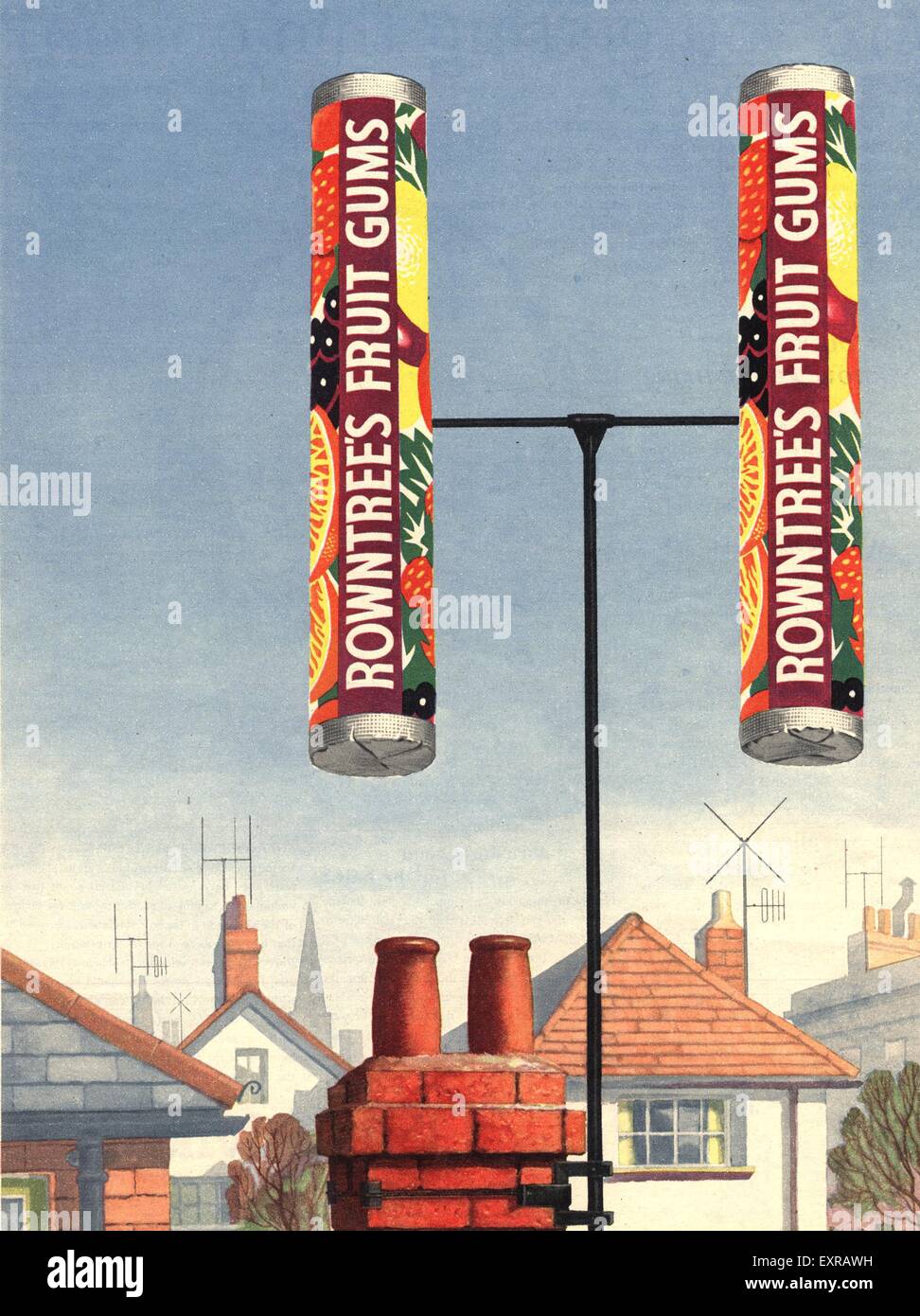 1950s Uk Rowntrees Magazine Advert Stock Photo Alamy