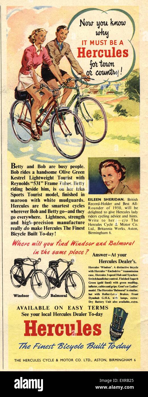 1950 hercules bicycle sale