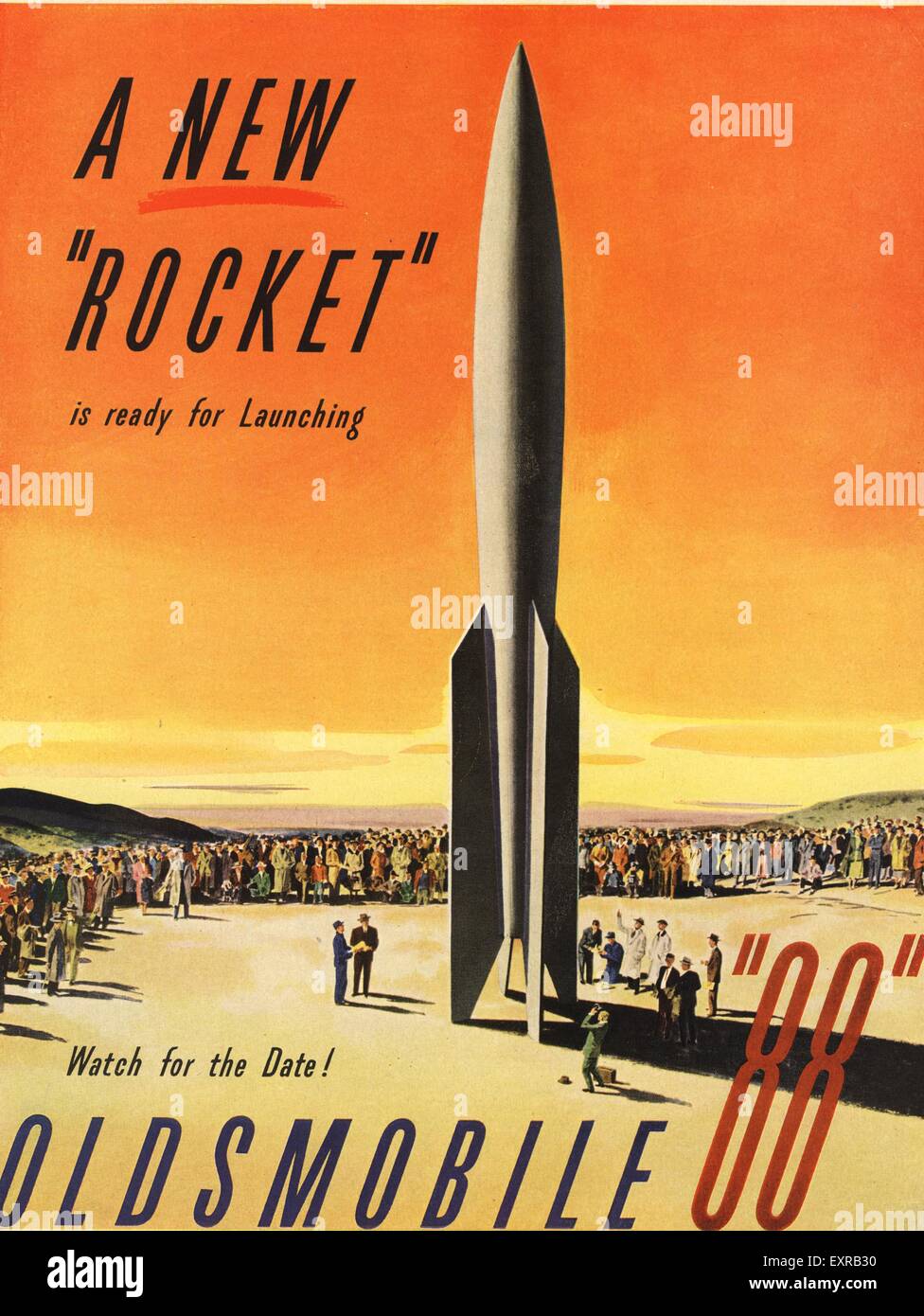 1950s usa rockets hi-res stock photography and images - Alamy