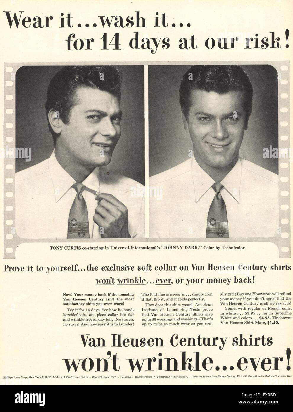 Van heusen 1950s hi-res stock photography and images - Alamy