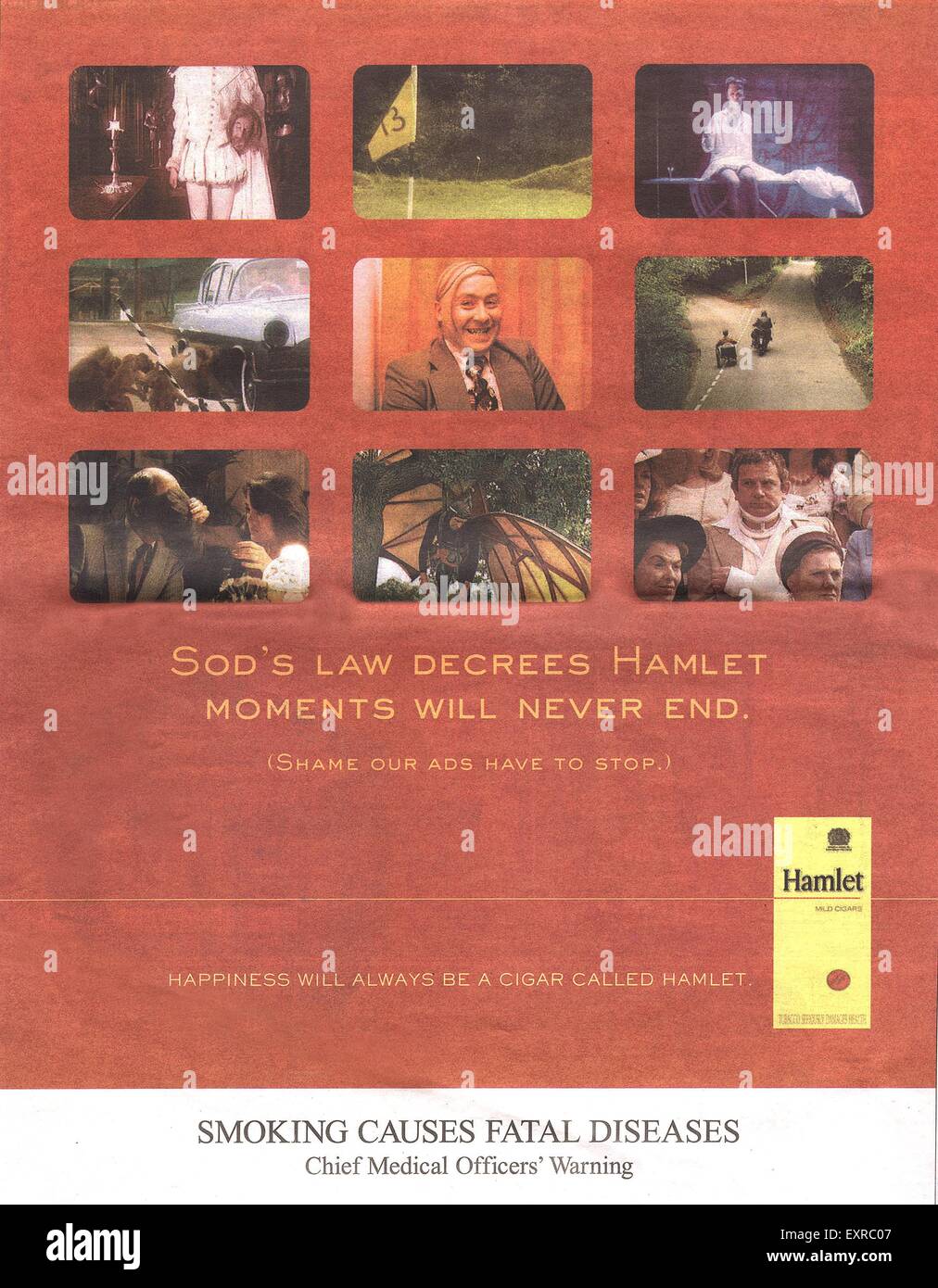 2000s UK Hamlet Magazine Advert Stock Photo Alamy