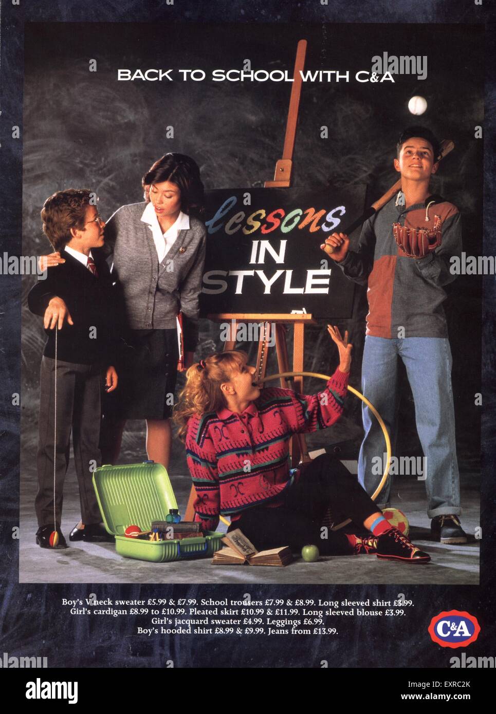 1980s school children hi-res stock photography and images - Alamy