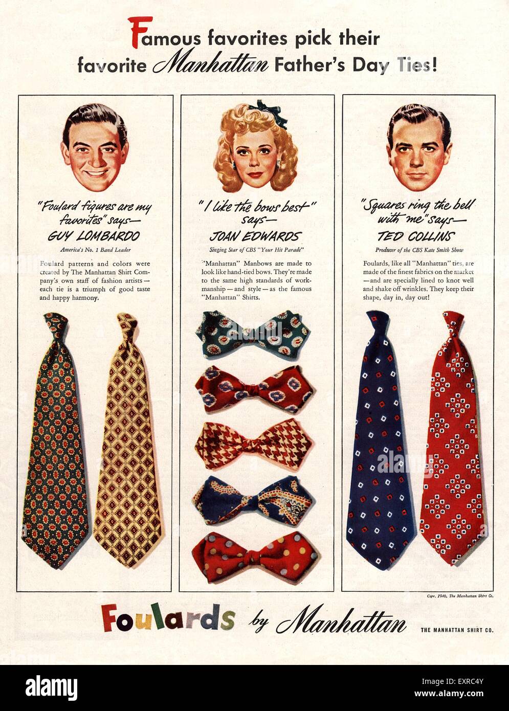 1940's ties