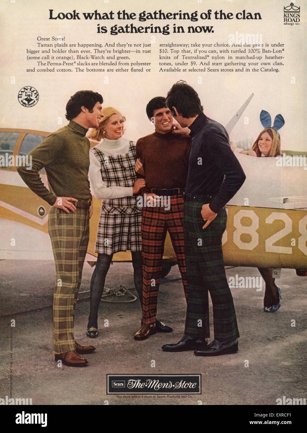 1960s UK Sears Magazine Advert Stock Photo - Alamy