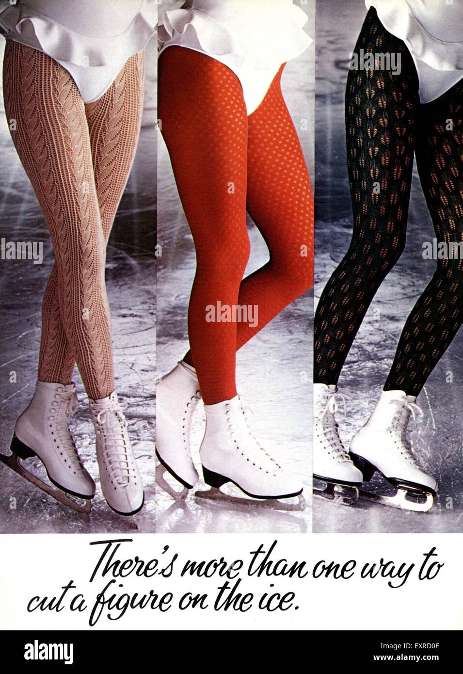 1980s UK Womens Fashion Magazine Advert Stock Photo