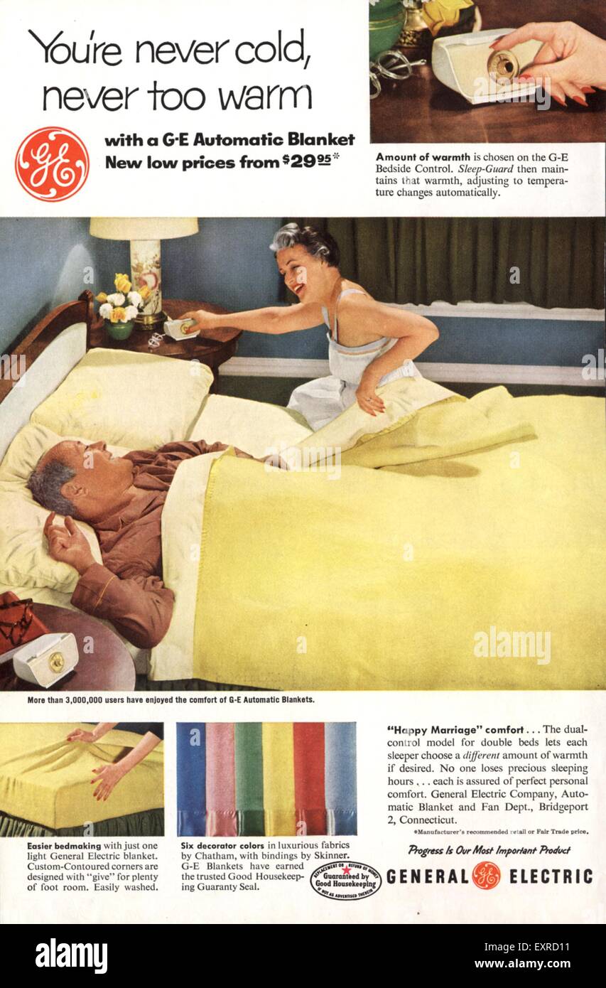 Blankets 1950 s hi res stock photography and images Alamy