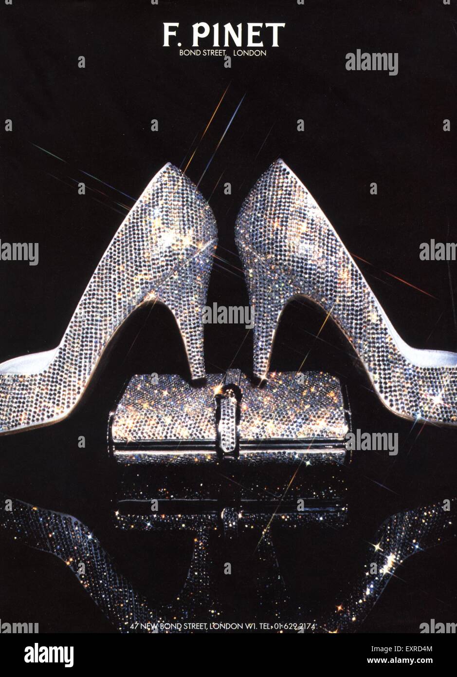 1980s UK F Magazine Advert Stock Photo Alamy