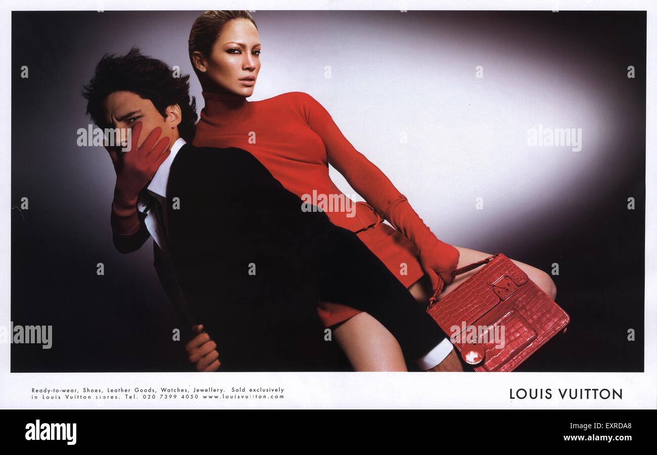 1990s uk louis vuitton magazine hi-res stock photography and