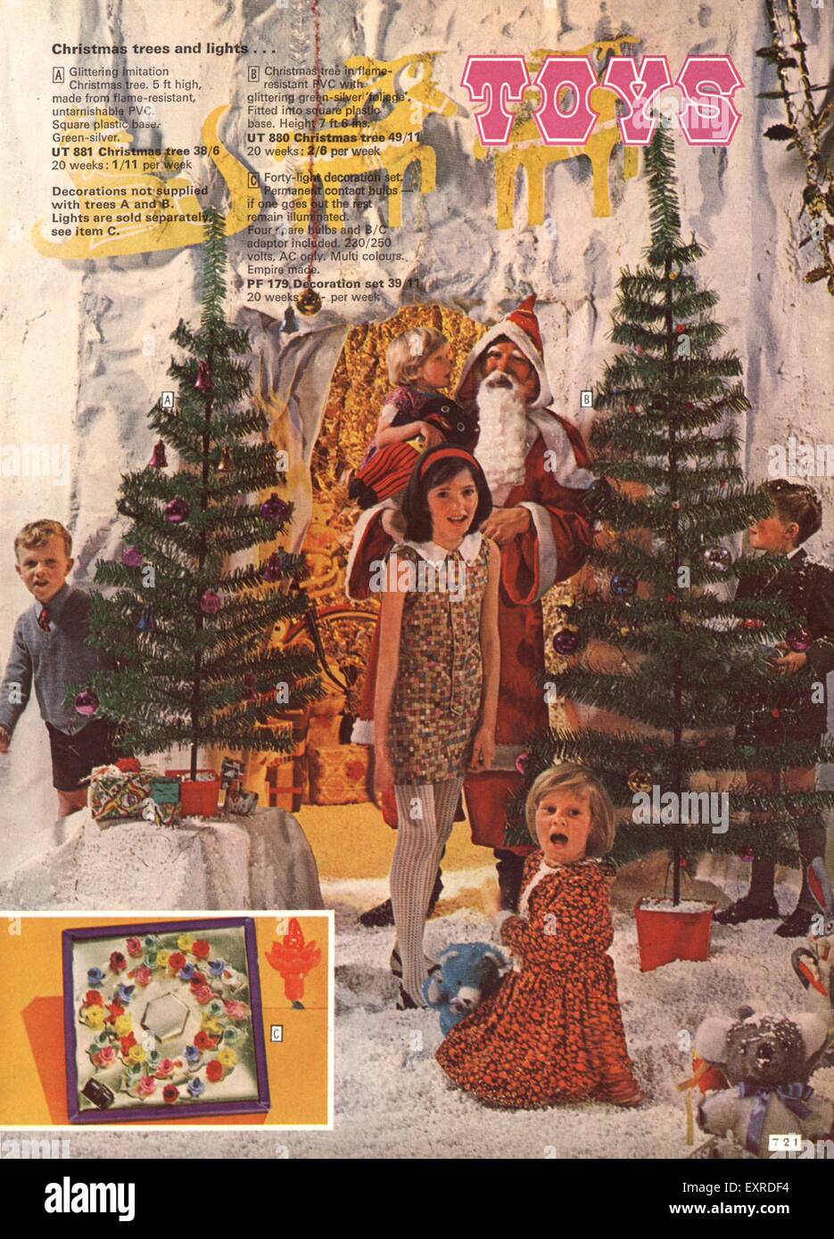 1960s UK Christmas Catalogue/ Brochure Plate Stock Photo - Alamy