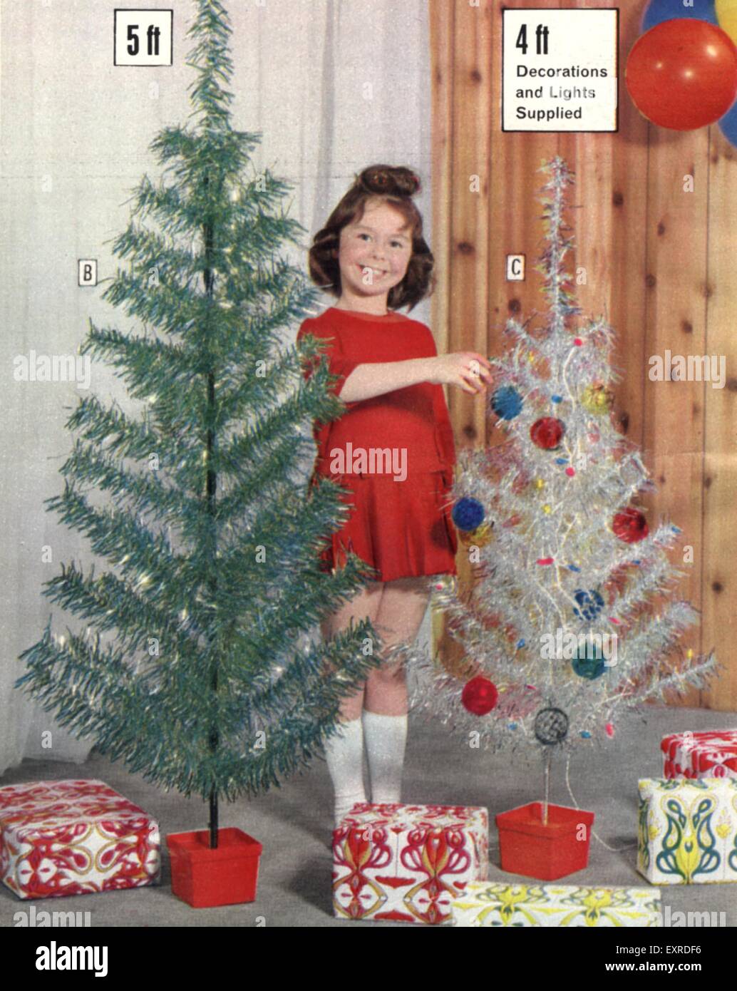 1960s UK Christmas Catalogue/ Brochure Plate Stock Photo - Alamy