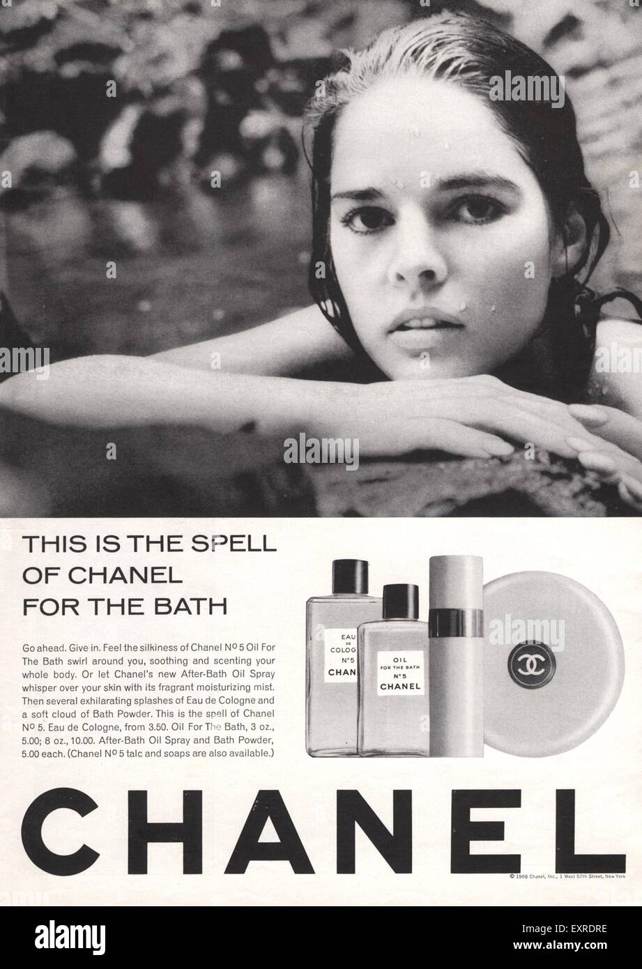 Chanel Perfume 1950 Magazine Ad Print - The Curious Desk