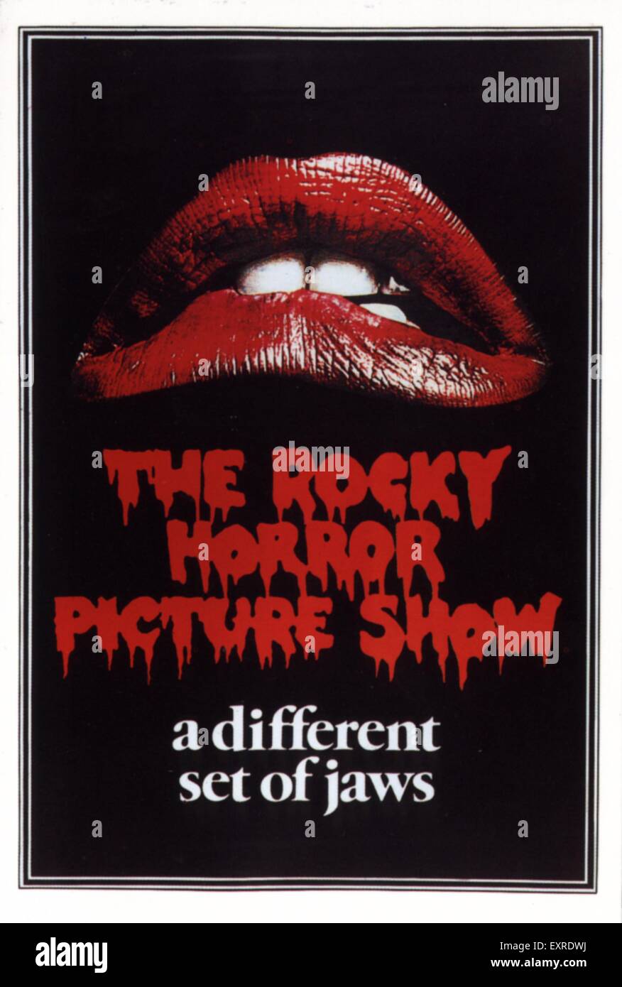 1970s UK The Rocky Horror Picture Show Film Poster Stock Photo