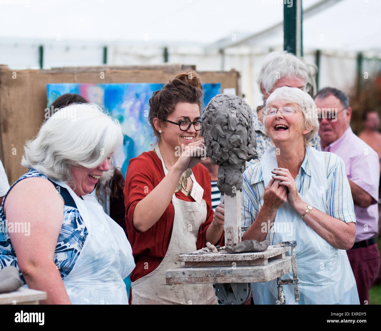 Older Women Having Fun At A Sculpture Class Art In Action Arts