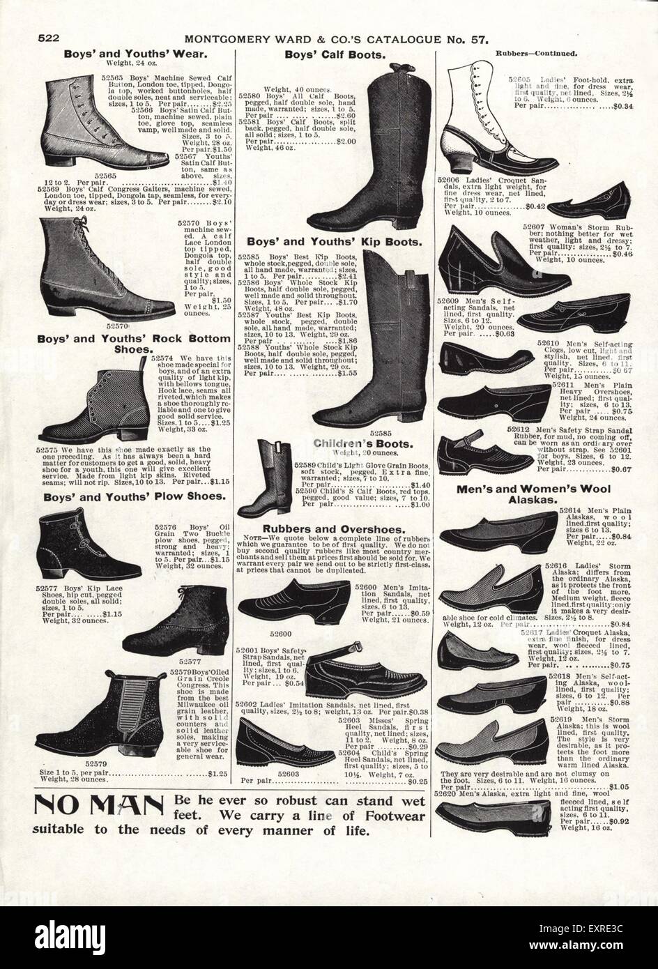 1890s USA Montgomery Ward Catalogue/ Brochure Plate Stock Photo Alamy