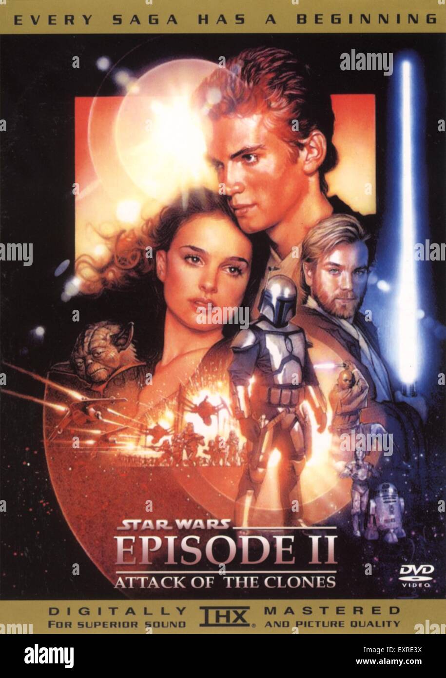2000s UK Star Wars Film Poster Stock Photo