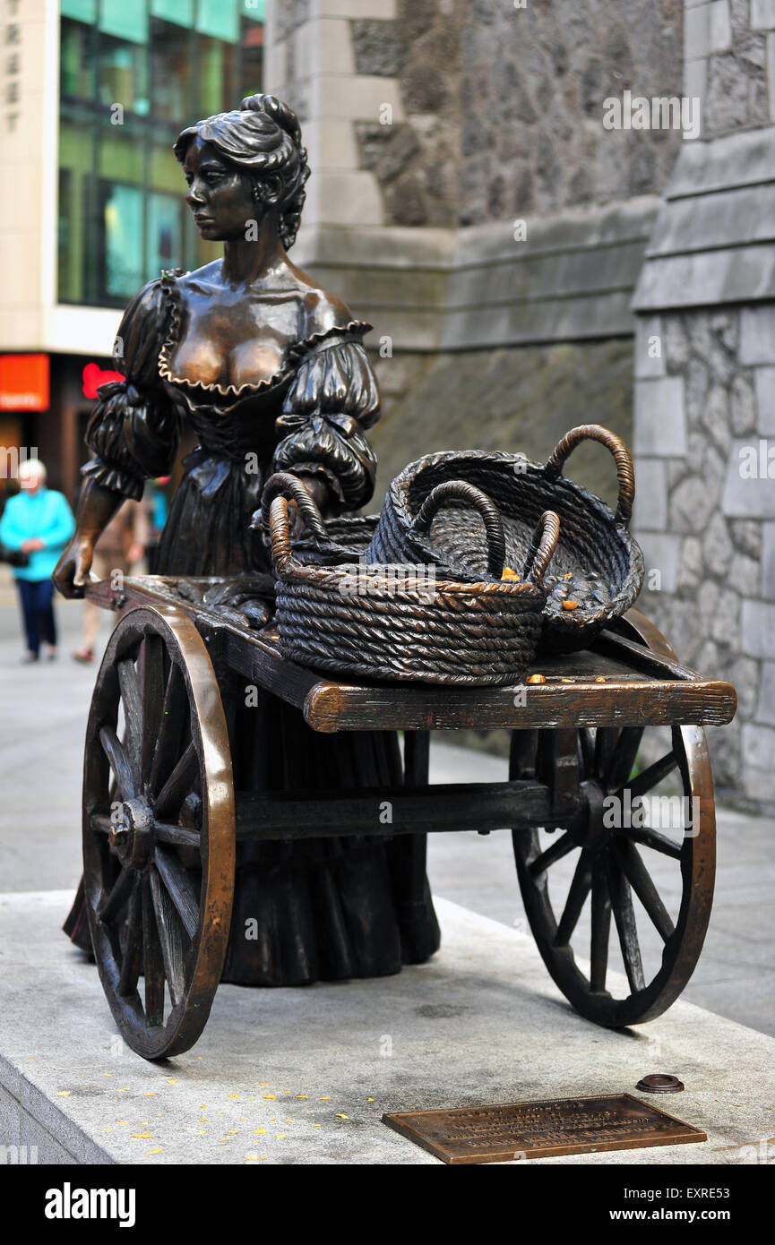 The Molly Malone statue on Suffolk Street in Dublin Stock Photo Alamy