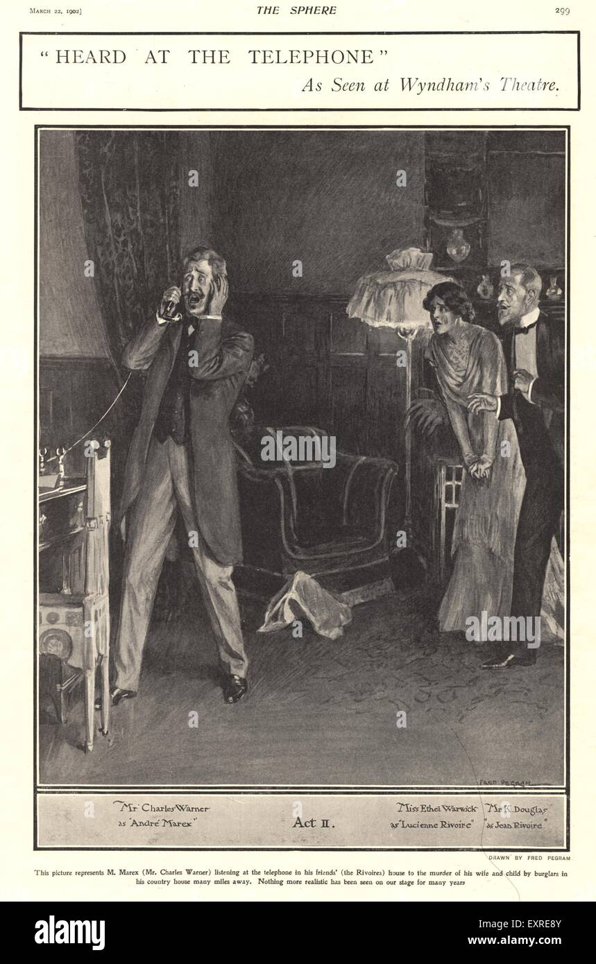 1900s UK Bad News Magazine Plate Stock Photo