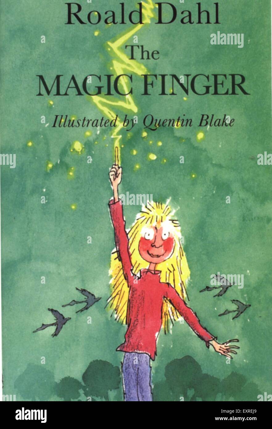 1980s UK The Magic Finger By Roald Dahl Book Cover Stock Photo Alamy
