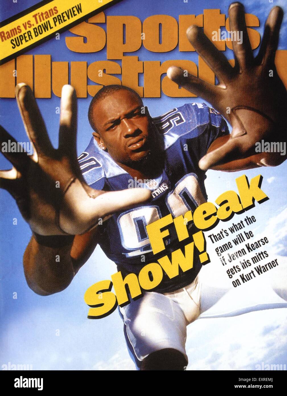 1990s USA Sports Illustrated Magazine Cover Stock Photo