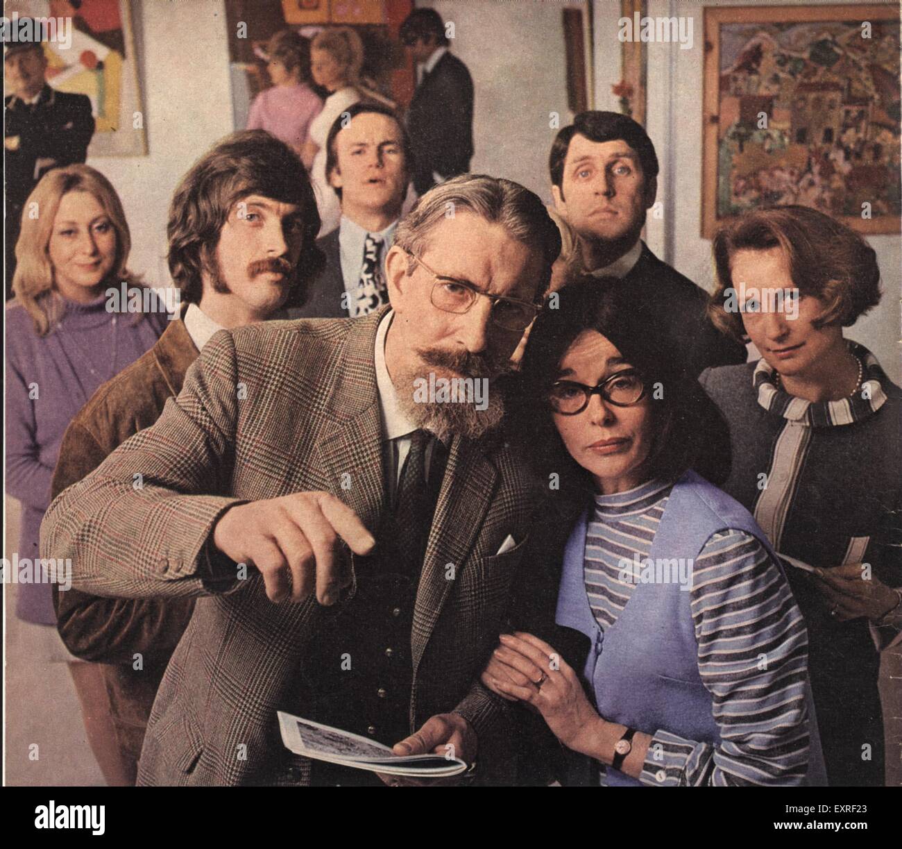 1960s UK The Times Magazine Advert (detail) Stock Photo