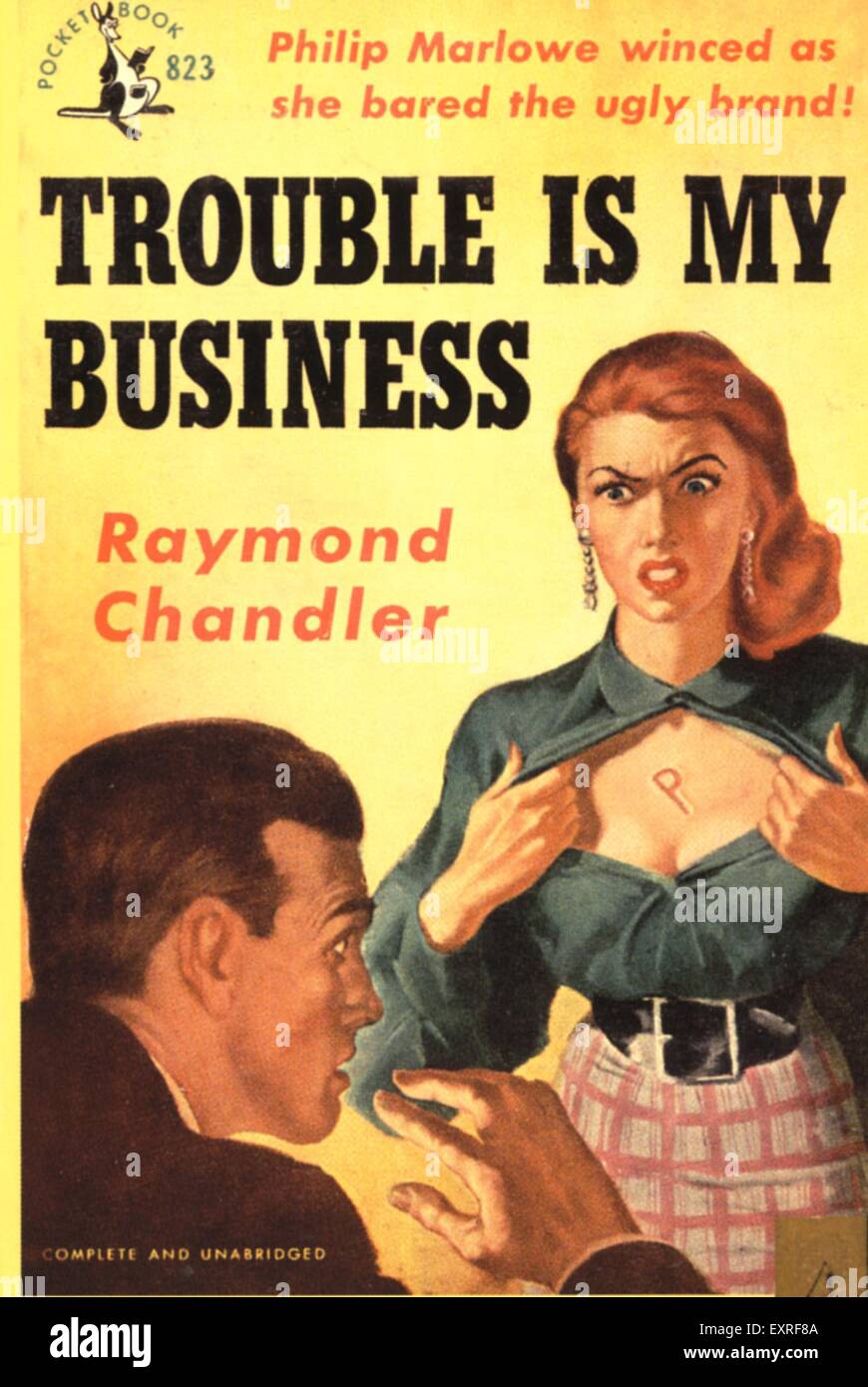 1940s Usa Trouble Is My Business By Raymond Chandler Book