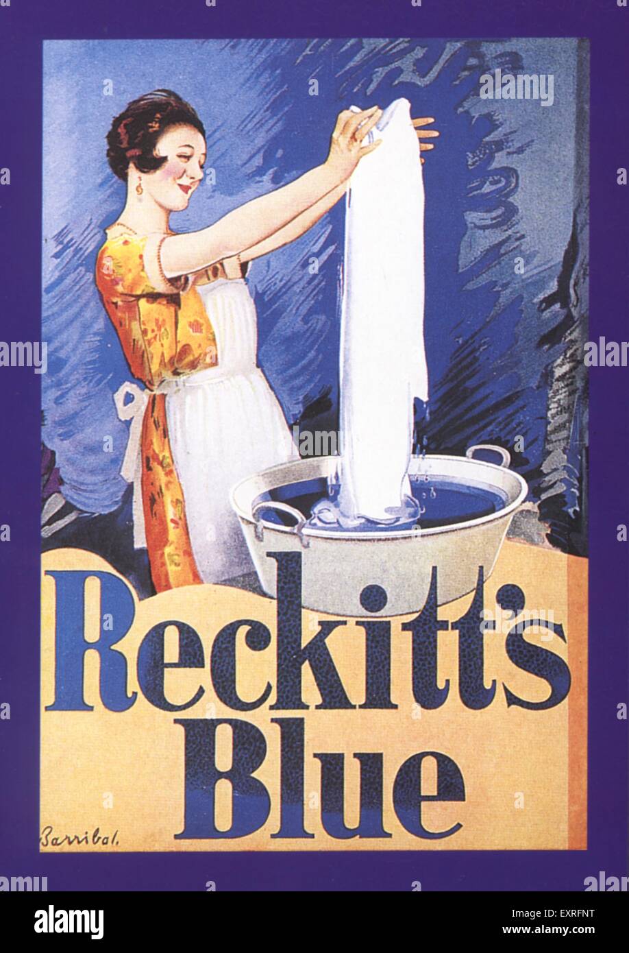 Reckitts blue hi-res stock photography and images - Alamy