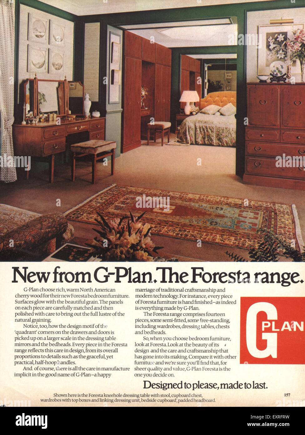 1970s UK GPlan Magazine Advert Stock Photo Alamy