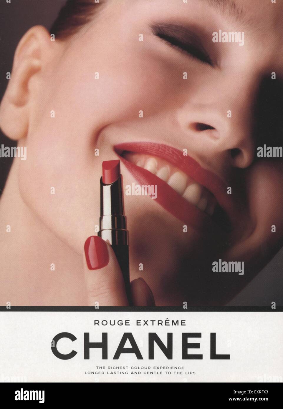 1990s UK Chanel Magazine Advert Stock Photo - Alamy