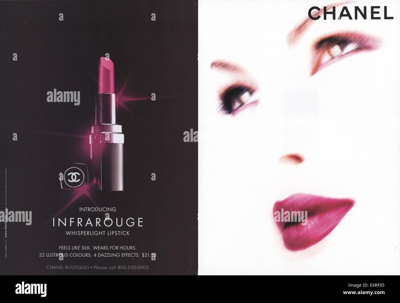 2000s UK Chanel Magazine Advert Stock Photo - Alamy