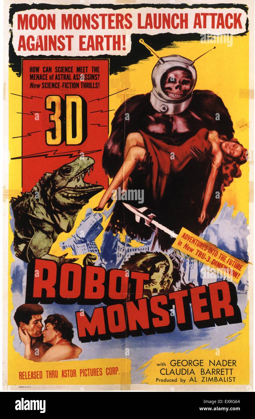 Robot poster 1950s hi-res stock photography and images - Alamy