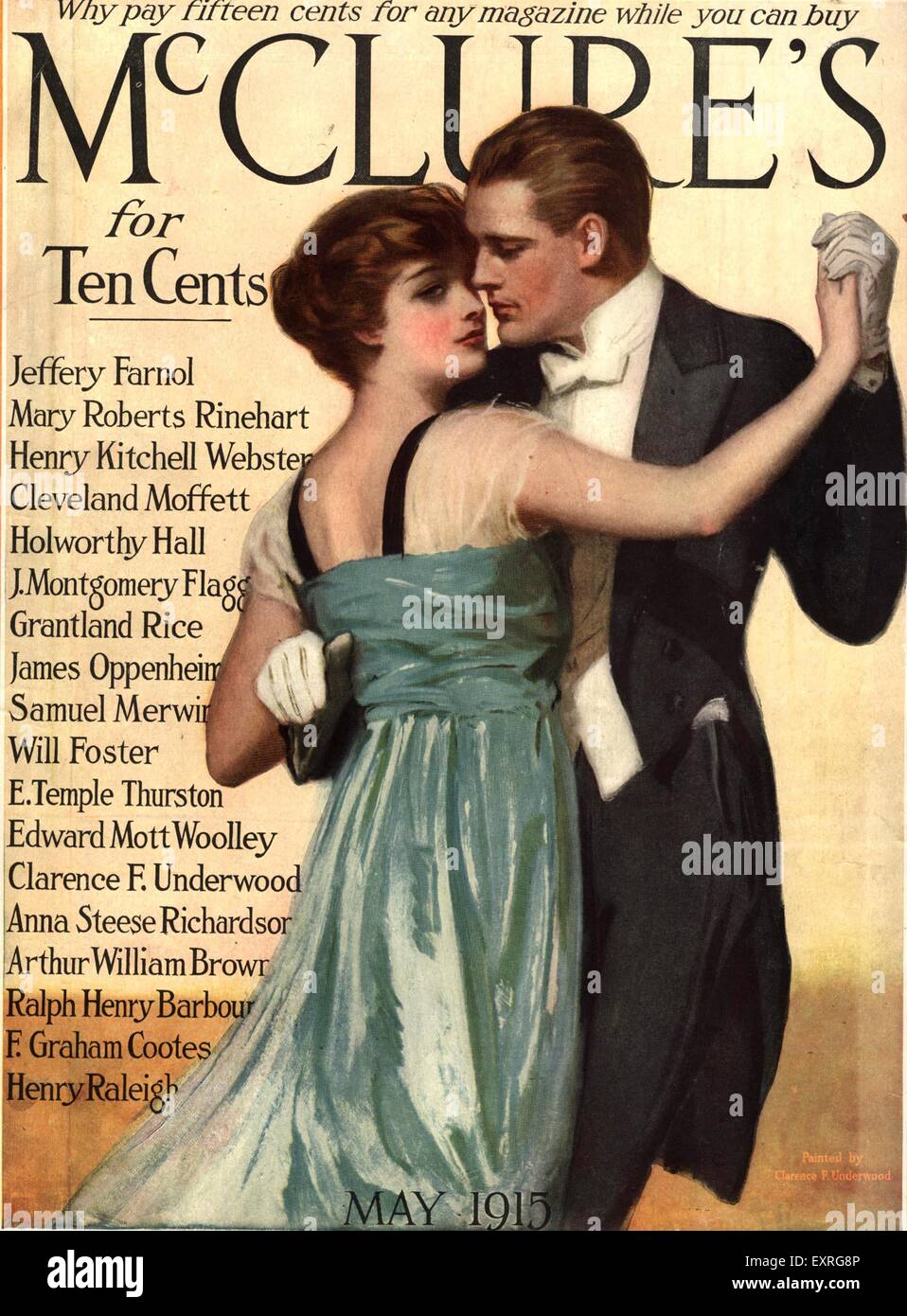 1910s USA McClures Magazine Cover Stock Photo