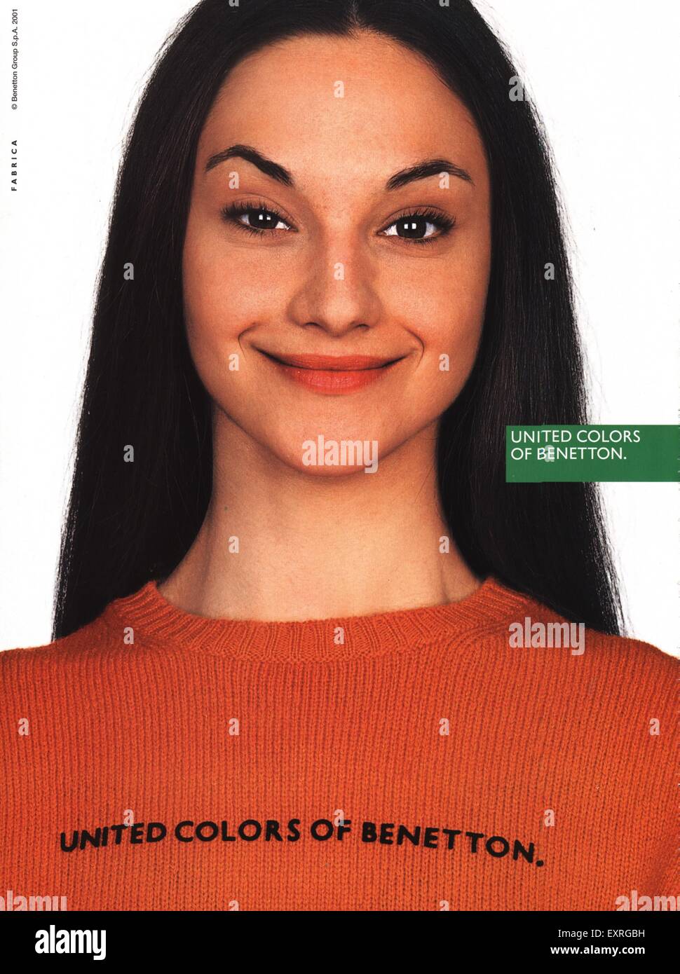 2000s UK United Colors of Benetton Magazine Advert Stock Photo - Alamy