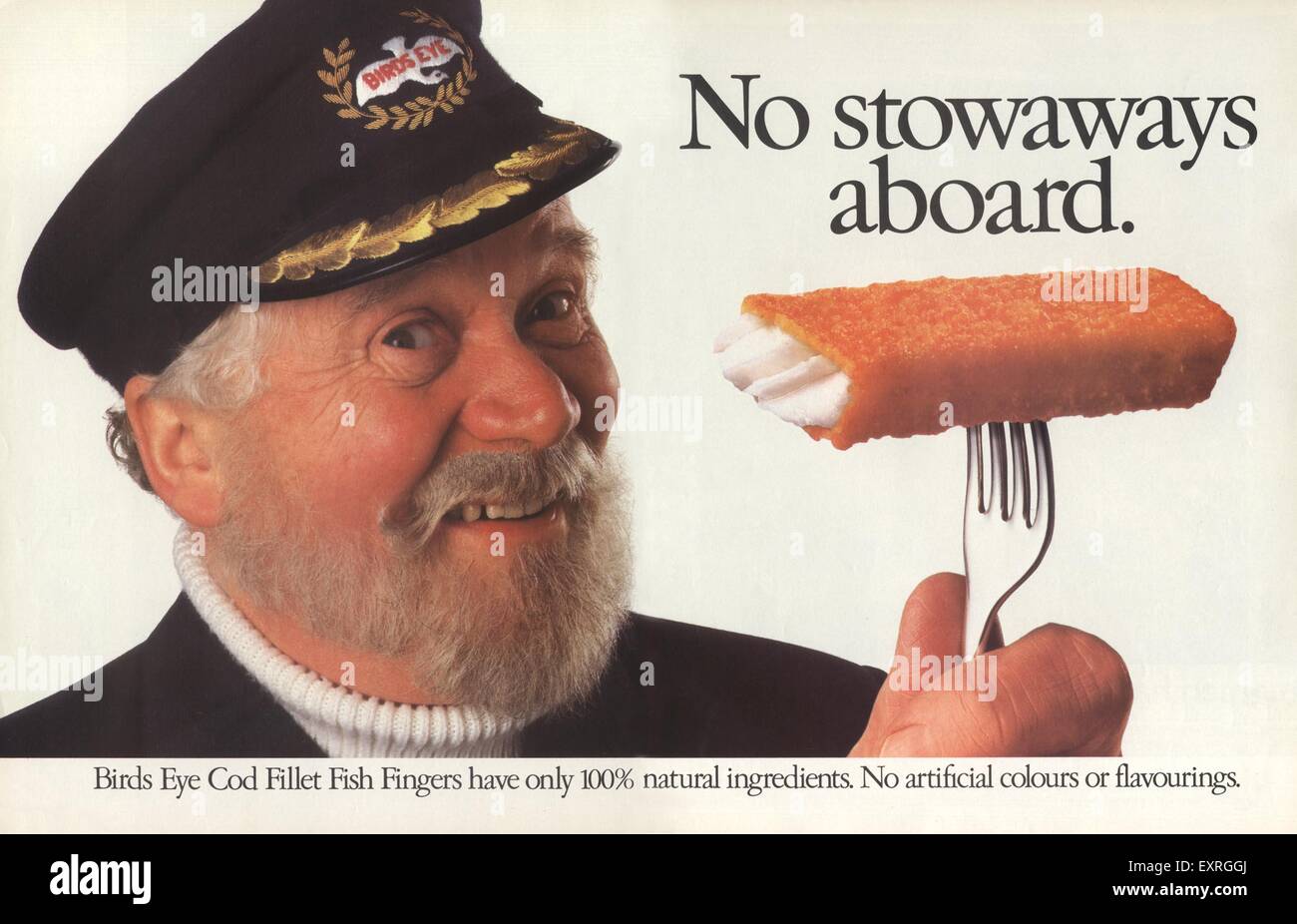 1980s UK Birds Eye Magazine Advert Stock Photo - Alamy