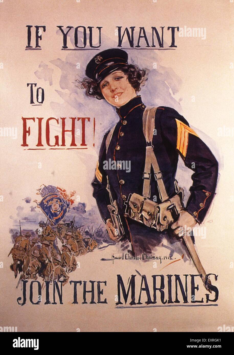 Recruitment poster war hi-res stock photography and images - Alamy