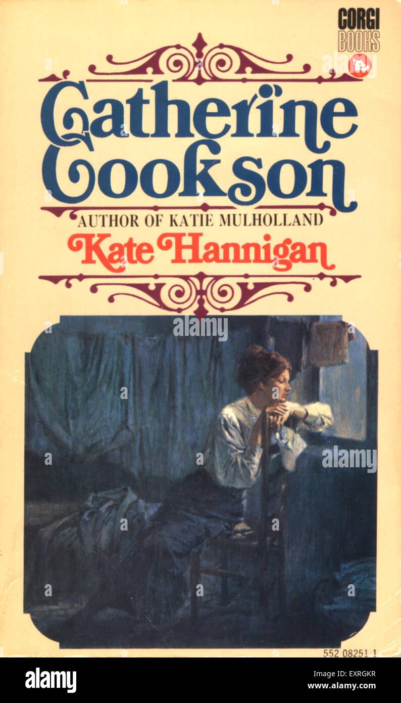 1970s UK Kate Hannigan by Catherine Cookson Book Cover Stock Photo